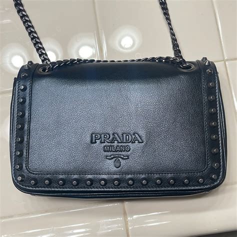 prada pattina crossbody glace lacca|PRADA Glace Calfskin Pattina Crossbody Bag Nero Black.